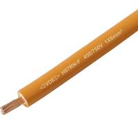 TRU COMPONENTS TC-13537044 Câble à gaine caoutchouc H07RN-F 1 x 6 mm² orange Marchandise vendue au mètre