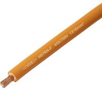TRU COMPONENTS TC-13537052 Câble à gaine caoutchouc H07RN-F 1 x 16 mm² orange Marchandise vendue au mètre