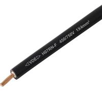 TRU COMPONENTS TC-13537064 Câble à gaine caoutchouc H07RN-F 1 x 4 mm² noir Marchandise vendue au mètre