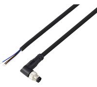 TRU COMPONENTS TC-13751868 Câble de raccordement M8 x 1 mâle, coudé 10 m Nombre de pôles: 4 1 pc(s)