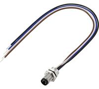 TRU COMPONENTS TC-13751900 Câble de raccordement M8 x 1 mâle, droit 0.2 m Nombre de pôles: 4 1 pc(s)