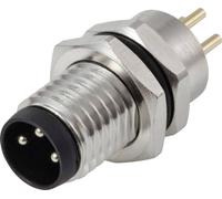 TRU COMPONENTS TC-13751920 Fiche encastrée pour capteur/actionneur M8 x 1 mâle Nombre de pôles: 3 1 pc(s)