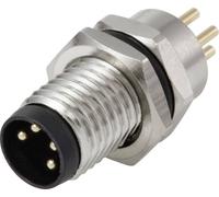 TRU COMPONENTS TC-13751924 Fiche encastrée pour capteur/actionneur M8 x 1 mâle Nombre de pôles: 4 1 pc(s)