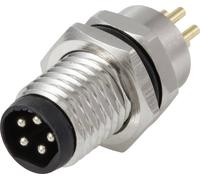TRU COMPONENTS TC-13751928 Fiche encastrée pour capteur/actionneur M8 x 1 mâle Nombre de pôles: 5 1 pc(s)