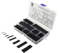 TRU COMPONENTS TC-6793936 Assortiment de gaines thermorétractables noir Taux de retreint:3:1 100 pc(s)