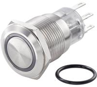TRU COMPONENTS TC-7494624 TC-LAS1-AGQ-11E/42RGB/ Interrupteur antivandalisme 250 V/AC 3 A 1 x Off/(On) à rappel rouge, vert, bleu, RVB IP65 1 pc(s)