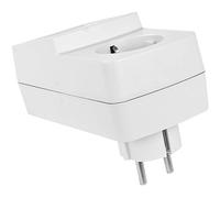 TRU COMPONENTS TC-7911084 Boîtier avec fiche secteur 129 x 65 x 75 ABS gris 1 pc(s)
