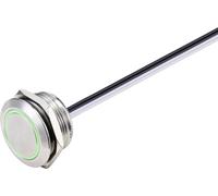 TRU COMPONENTS TC-9219112 Bouton-poussoir 24 V/DC 50 mA 1 x Off/(On) à rappel vert IP40 1 pc(s)