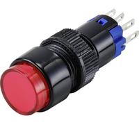TRU COMPONENTS TC-9428072 LAS2Y-11Z/R/12V Interrupteur à pression 250 V 3 A 1 x Off/On à accrochage rouge IP40 1 pc(s)