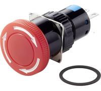TRU Components Arrêt d'urgence TC-LAS1-AY-11TS 250 V/AC 3 A 1 NF/1 NO IP40 1 pc
