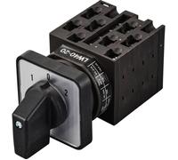 TRU COMPONENTS TC-LW40-20 D404/4A48I Commutateur à cames 20 A 690 V 2 x 45 ° noir, gris 1 pc(s)