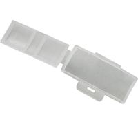 TRU COMPONENTS TC-MC2203-100 Marqueur de câble Type de montage: pour collier serre-câbles Surface d'étiquetage: 43 x 19 mm