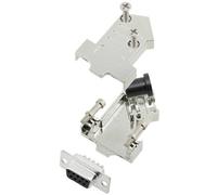 TRU COMPONENTS TCD45NT09MDBSK 7708512 Kit embase SUB-D femelle 45 ° Nombre de pôles: 9 fût à souder 1 pc(s)