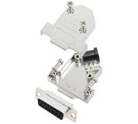 TRU COMPONENTS TCD45NT15MDBSK 7709260 Kit embase SUB-D femelle 45 ° Nombre de pôles: 15 fût à souder 1 pc(s)