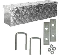 Truck Box Caisse de Transport Remorque Boîte à Outils Chequer Plaque en Alu D035 y compris matériel de montage trucky