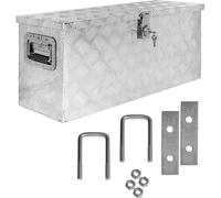Truck Box Caisse de Transport Remorque Boîte à Outils Chequer Plaque en Alu D055 y compris matériel de montage trucky