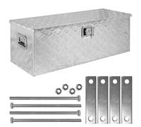 Truck Box Caisse de Transport Remorque Boîte à Outils Chequer Plaque en Alu y compris matériel de montage D160 trucky