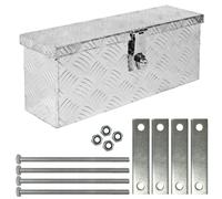Truck Box Caisse de Transport Remorque Boîte à Outils Chequer Plaque en Alu y compris matériel de montage D015 trucky