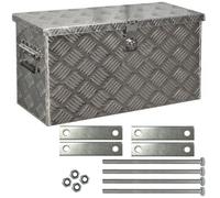 Truck Box Caisse de Transport Remorque Boîte à Outils Chequer Plaque en Alu y compris matériel de montage D040 trucky