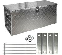 Truck Box Caisse de Transport Remorque Boîte à Outils Chequer Plaque en Alu y compris matériel de montage D120 trucky