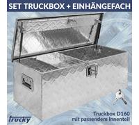 Trucky Coffre à outils Set Truckbox D160 + Plateau suspendu-Coffre de remorque