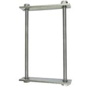 Trucky Truck Box Caisse de Transport Remorque Boîte à Outils Chequer Plaque en Alu 15 Tailles