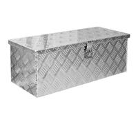 Trucky Truck Box Caisse de Transport Remorque Boîte à Outils Chequer Plaque en Alu 15 Tailles