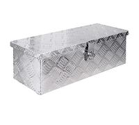 Trucky Truck Box Caisse de Transport Remorque Boîte à Outils Chequer Plaque en Alu D025