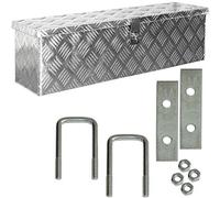 Truck Box Caisse de Transport Remorque Boîte à Outils Chequer Plaque en Alu D035 y compris matériel de montage trucky