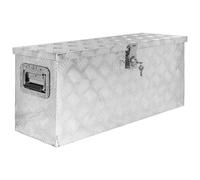 Trucky Truck Box Caisse de Transport Remorque Boîte à Outils Chequer Plaque en Alu D055