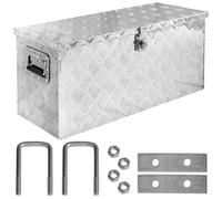 Trucky Truck Box Caisse de Transport Remorque Boîte à Outils Chequer Plaque en Alu D080 Montage
