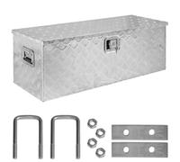 Trucky Truck Box Caisse de Transport Remorque Boîte à Outils Chequer Plaque en Alu D160 y compris matériel de montage