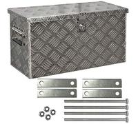 Truck Box Caisse de Transport Remorque Boîte à Outils Chequer Plaque en Alu y compris matériel de montage D040 trucky