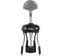 Trudeau Ouvre-bouteilles Tire-bouchon décapsuleur à ailettes Wing Deluxe. Pour déboucher les bouteilles de vin. Avec Deux leviers Anti-dérapantes. Hauteur 19 cm