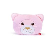 Trudi Coussin Chaton Rose oreillers décoratifs en Peluche d'ameublement d'animaux, Cadeau d'anniversaire | 30x38x9cm Taille M Pillows | modèle 28094