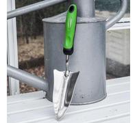 True à Planter Garden Master® - Outil à Main en Acier Inoxydable antirouille avec poignée Ergonomique et Graduations de Profondeur pour Planter, repiquer et désherber avec précision.