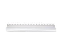 Truelle à Encoche Carrée 2/5x2/5 Pouces pour Adhésif pour Carrelage (16 | Bord dentelé en Acier Inoxydable, Encoche de 10 X 10 Mm, Conception de Déflecteur pour la Prévention des Débordements de