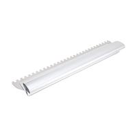 Truelle à Encoche Carrée 2/5x2/5 Pouces pour Adhésif pour Carrelage (24 | Bord dentelé en Acier Inoxydable, Encoche de 10 X 10 Mm, Conception de Déflecteur pour la Prévention des Débordements de