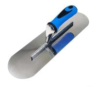 Truelle à Plâtre Ronde Outil Enduit Truelle à Plâtre Ronde Outil | Acier inoxydable , ronde unique, pour idéal pour enduits diatomites, finition lisse parfaite