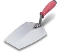 Truelle à Seau de Marshalltown, truelle de maçon, truelle de plâtrier avec poignée Souple, en Acier Inoxydable, Outil Pratique pour Les maçons, Argent