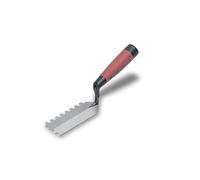 Truelle carrée à Bords dentés Marshalltown avec Manche Durasoft de 6x6x6 mm, truelle étroite pour Les endroits étroits, Dimensions : 127x51 mm