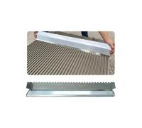 Truelle crantée, peigne à mortier en acier inoxydable pour étaler l'adhésif du carrelage, outil durable et efficace pour les projets de carrelage