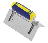 Truelle D’angle en Acier Inoxydable Argenté, Coupe Précise, Ergonomique | Outil Multifonction pour Finition, Opération Fluide, Usage Intérieur, Format Professionnel, Bordures Nettes