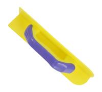 Truelle D’angle en Plastique Jaune pour Plaques de Plâtre et Enduit | Lissage Régulier, Réparation des Coins Muraux, Application D’enduit, Nettoyage Facile, Outil Manuel pour Chantier