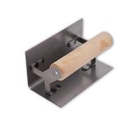 Truelle d'angle intérieur Marshalltown à rayon carré, en acier, pour les plaquistes et les plâtriers Dimensions : 127x64 mm