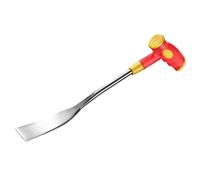 Truelle de jardin portative, outil manuel de en acier inoxydable pour parterres de fleurs, rangées de légumes et travaux de travail du en extérieur, désherbeurs manuels