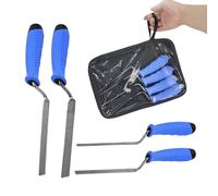 Truelle de maçon ergonomique, portable, béton, mortier et pose | 4 patins antidérapants type doigt pour maçonnerie, réparation de murs et calfeutrage en stuc pour travaux et