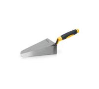 Truelle de maçon forgée ronde 220mm Type Madrid Acier trempé Manche bi-matière