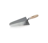 VITO - Truelle de maçon Portugaise forgée Ronde 220mm Acier trempé Manche en bois