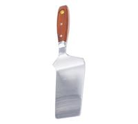 Truelle de maçonnerie en acier inoxydable avec bois ergonomique, Cut | Acier inoxydable renforcé avec poignée en bois confortable pour maçonnerie, outil de joints de mortier